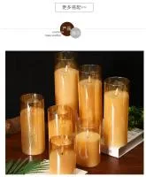 набор электро свечей 3 шт 15/20/25 см золото