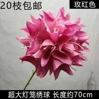 опт 10 штук шаровидная острые листы гортензия розовая