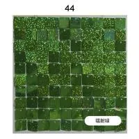 Панель с пайетками 30см х 30 см прозрачная основа цвет лазерный зеленый 44