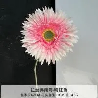 гербера 5 штук розовая