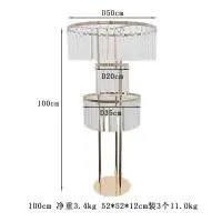Ярусная стойка 100 см золото (D50-35-20)