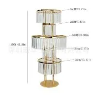 ярусная стойка 5 ярусов 110 см золото кр. дно