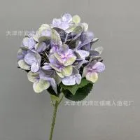 премиум 3D гортензия фиолетово-салатовый