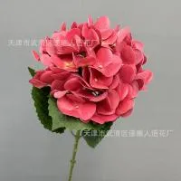 премиум 3D гортензия красная