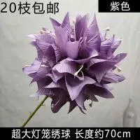 опт 10 штук шаровидная острые листы гортензия фиолетовая