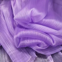 плиссированая ткань ширина 140 см фиолетовый