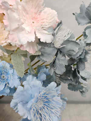 мак 6 голов синий