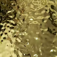 пластик рябь воды рулон 5 * 1,25 м светл золото