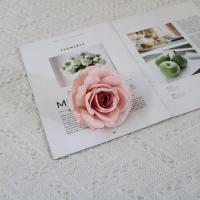 пачка 20 штук головы роз 10 см тено-розовая середина