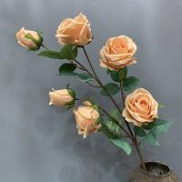 кустовая роза премиум светло-оранжевый