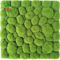 коврик мох камнями зеленый