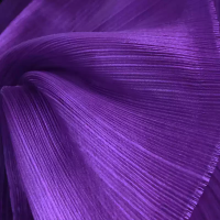 плиссированая ткань ширина 140 см темно-фиолетовый