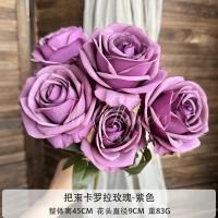 2 букета роз 7 голов фиолетовый
