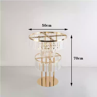 ярусная стойка основание круг золото 70 см