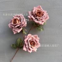 премиум опт 5 штук тройная роза сложный цвет