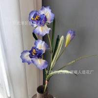 премиум опт 5 штук тройная роза сине-фиолетовый