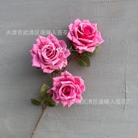 премиум опт 5 штук тройная роза фуксия