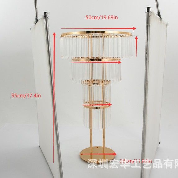 ярусная стойка 4 яруса 95 см золото