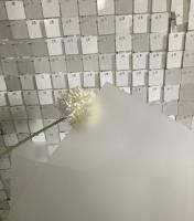 рулон матового пластика 10 м, толщина 0,5