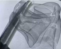 мелкая сетка рулон серебро 5 м, ширина 1 м