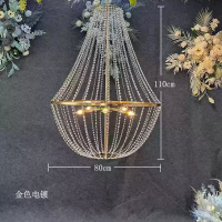 люстра с лампочками золото 110*80 см