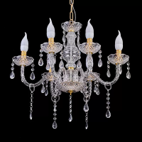 люстра 50 см х 35 см акрил 6 рожков