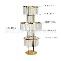 ярусная стойка 5 ярусов 110 см золото кр. дно