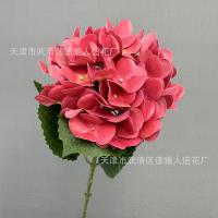 премиум 3D гортензия красная