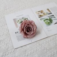 пачка 20 штук головы роз 10 см пыльно-фиолетовый