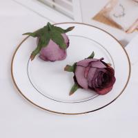 пачка 20 штук бутон 5 см бордовый