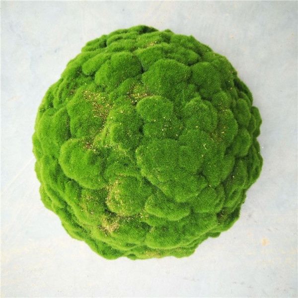 полусфера из мха 2 шт зеленая 30