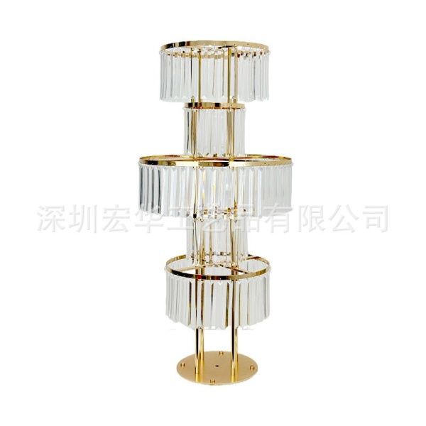 ярусная стойка 5 ярусов 110 см золото кр. дно