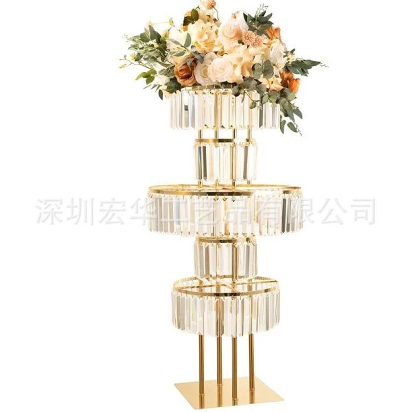 ярусная стойка 4 яруса 95 см золото