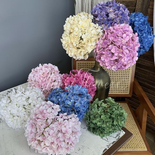 гортензия D25 см синяя