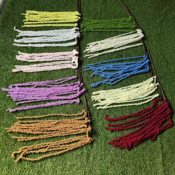 висячий рис 75 см бордовый