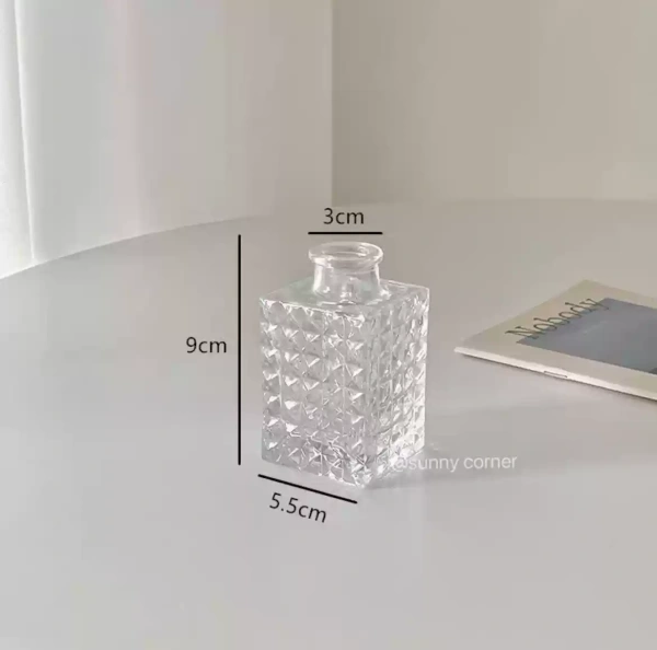 вазочка стекло 9*5,5 см прозрачная