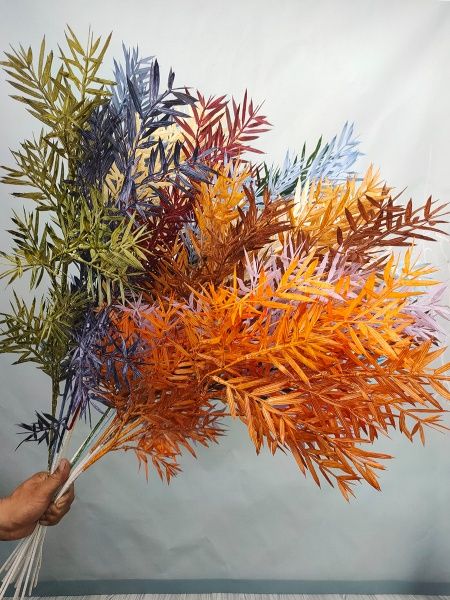 опт 10 штук листья бамбука зеленый