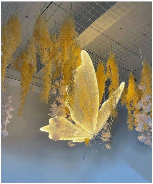 бабочка на ножке теплый белый 100*180 см