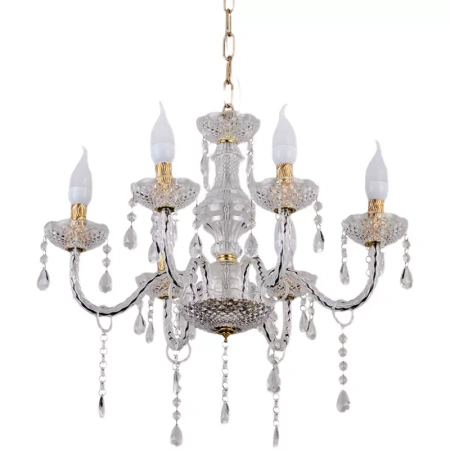 люстра 50 см х 35 см акрил 6 рожков