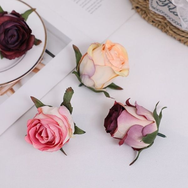 пачка 20 штук бутон 5 см белый