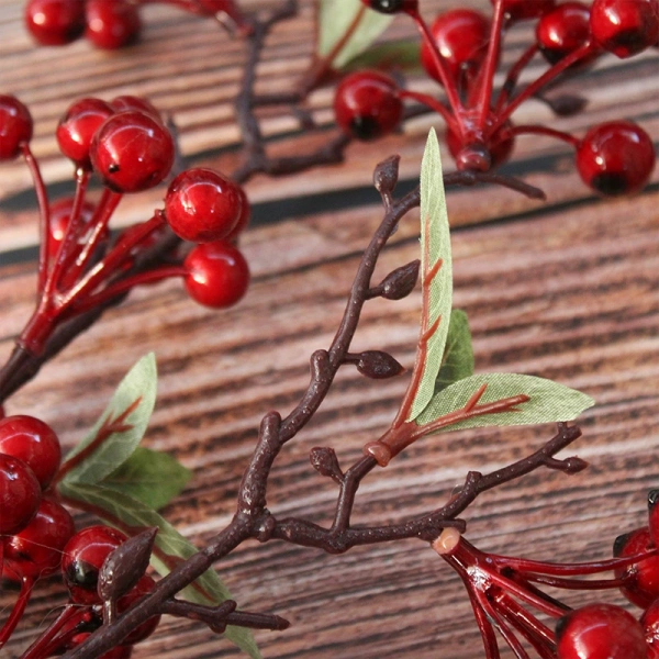 ветка красных ягод опт 10 штук