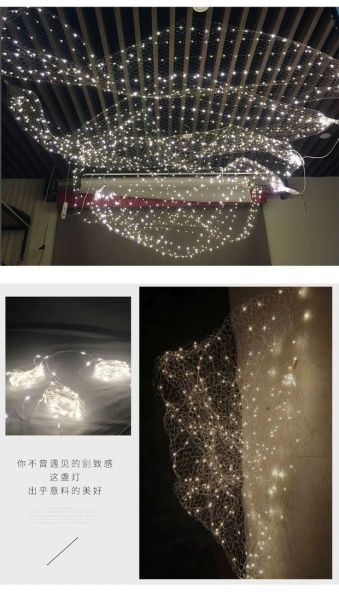 светодиодная сетка синий 1мх10м