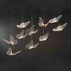 люстра 10 бабочек теплый белый
