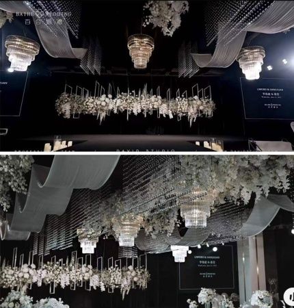 люстра с кристаллами 4 яруса 55*60 см