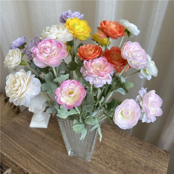 премиум ранункулюс желтый