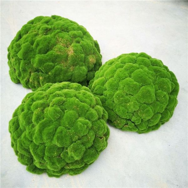 полусфера из мха 2 шт зеленая 40