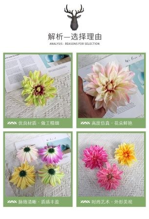 пачка 20 штук георгин 17 см  персиково-оранжевые