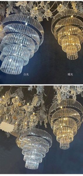 люстра с кристаллами 6 ярусов 80*90 см