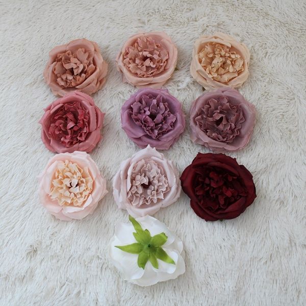 пачка 20 штук голова пиона 12 см фасолевый