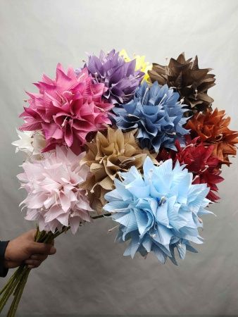 опт 10 штук шаровидная острые листы гортензия желтая